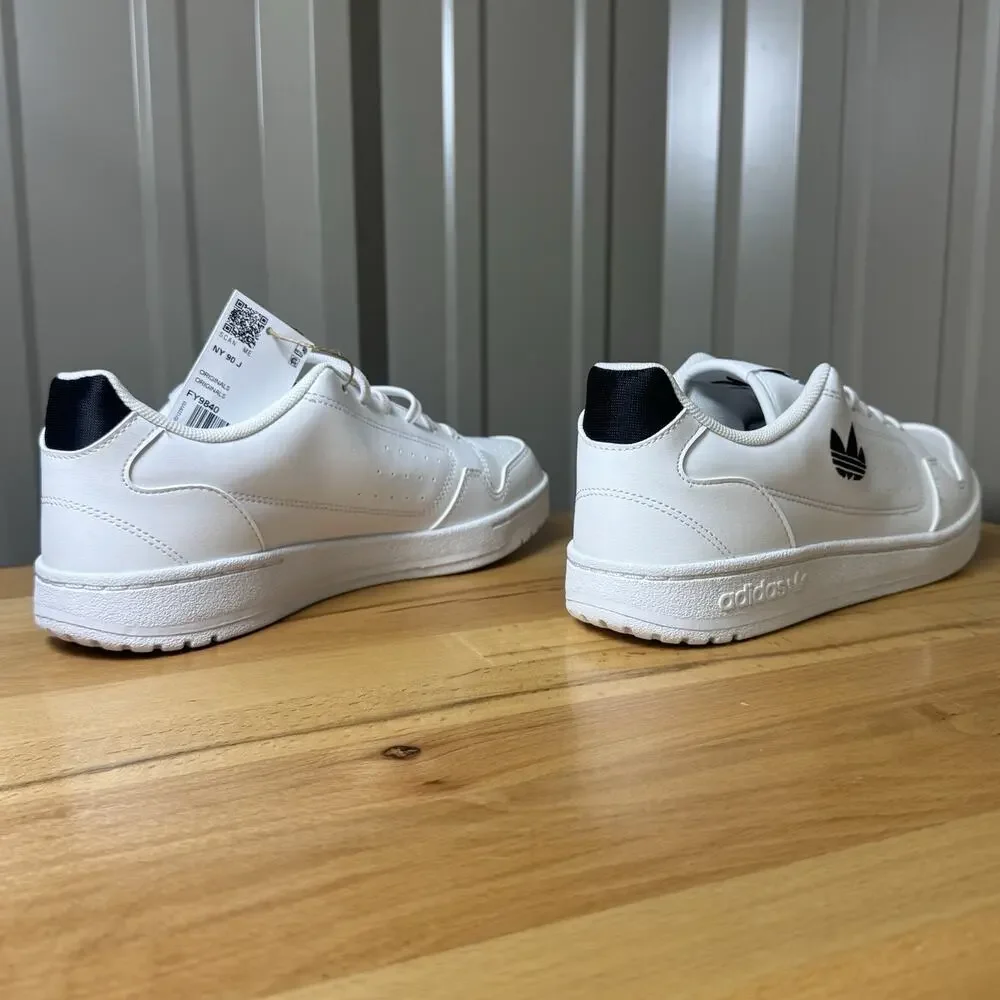 adidas Originals NY 90 J White Black Sneakers FY9840 Youth Size 7/Women 8.5 NWB